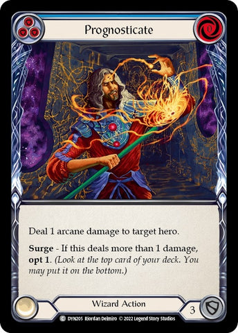 Prognosticate (Blue) [DYN205] (Dynasty) Rainbow Foil
