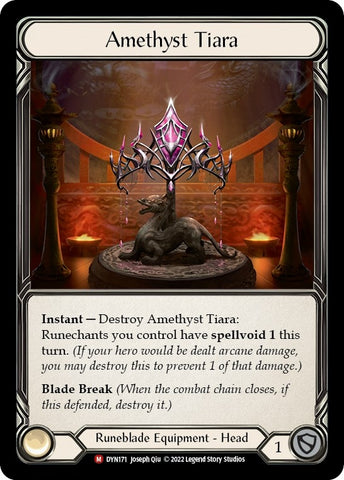 Amethyst Tiara [DYN171] (Dynasty) Rainbow Foil