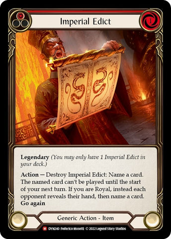 Imperial Edict [DYN240] [Dynasty]