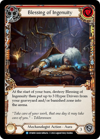 Blessing of Ingenuity (Red) [DYN098] (Dynasty) Rainbow Foil