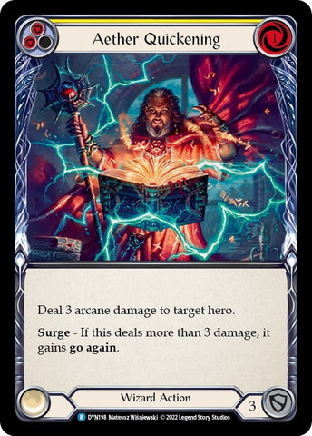 Aether Quickening (Yellow) [DYN198] (Dynasty) Rainbow Foil