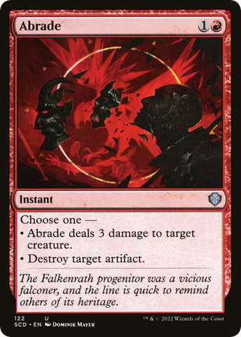 Abrade [Starter Commander Decks]