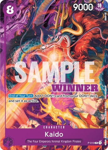 Kaido - P-010 (Winner Pack Vol. 1) (P-010) [One Piece Promotion Cards]