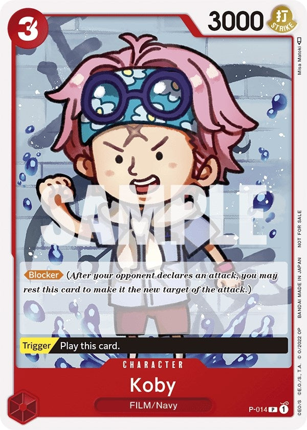 Koby (One Piece Film Red) (P-014) [One Piece Promotion Cards]