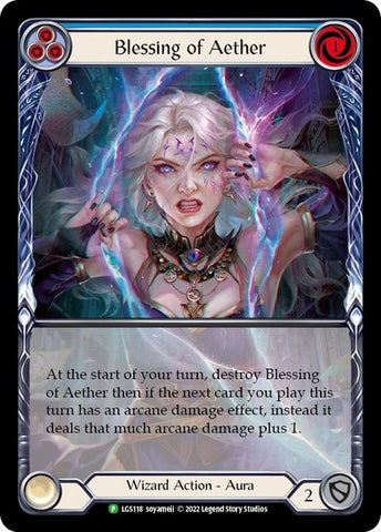 Blessing of Aether (Blue) [LGS118] (Promo) Rainbow Foil