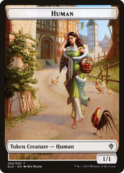 Vraska Emblem // Human Double-sided Token (Challenger 2020) [Unique and Miscellaneous Promos]