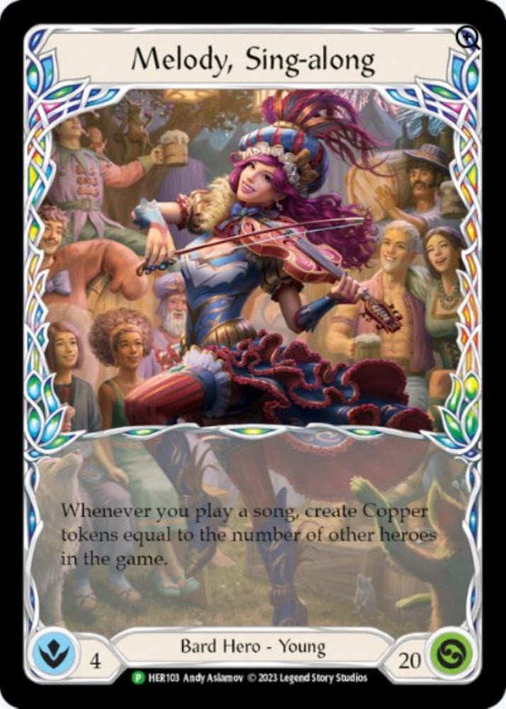 Melody, Sing-along [HER103] (Promo) Cold Foil
