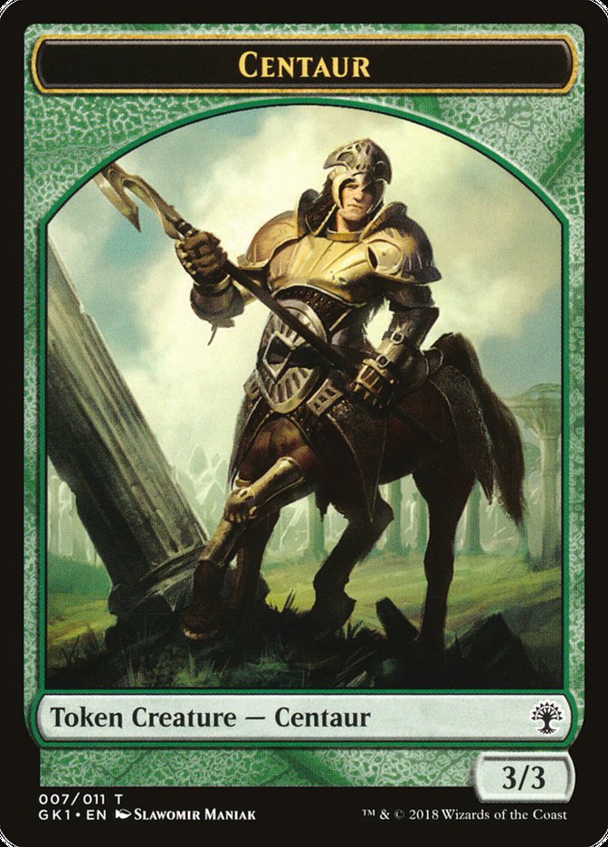 Elemental // Centaur [GRN Guild Kit Tokens]