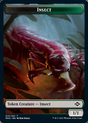 Insect Token // Treasure Token (#21) [Modern Horizons 2 Tokens]