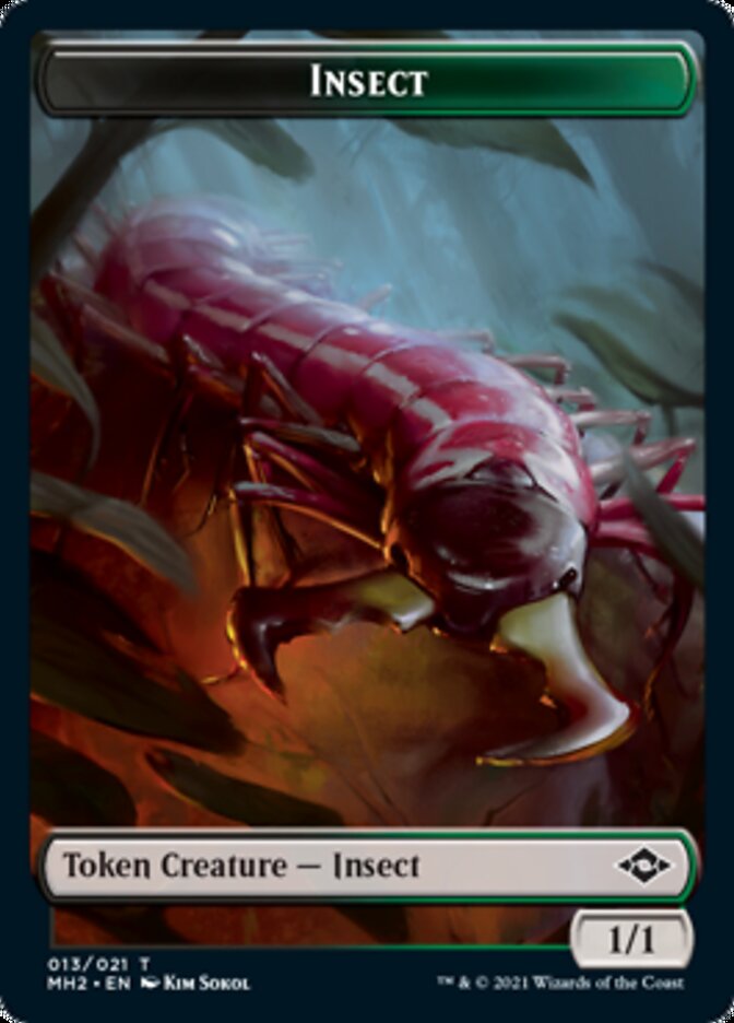 Clue Token (#15) // Insect Token [Modern Horizons 2 Tokens]