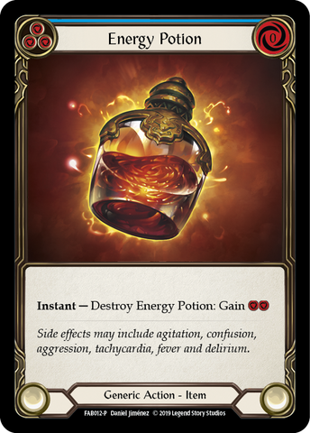 Energy Potion [FAB012-P] (Promo) 1st Edition Cold Foil