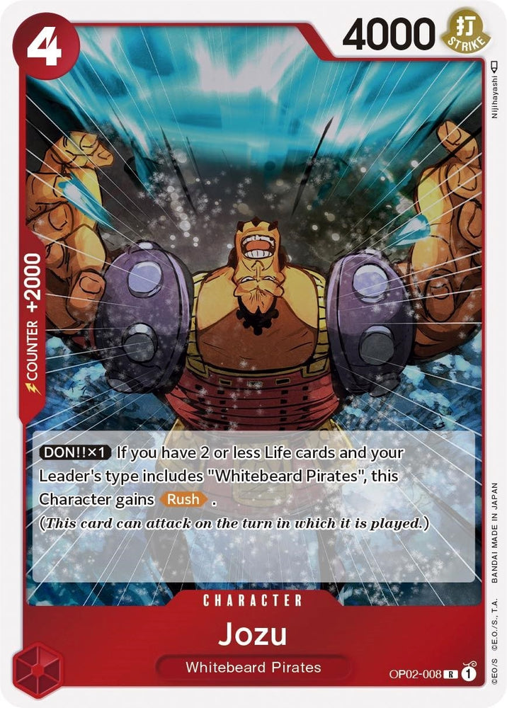 Image for Jozu (OP02-008) [Paramount War] - One Piece Card Game