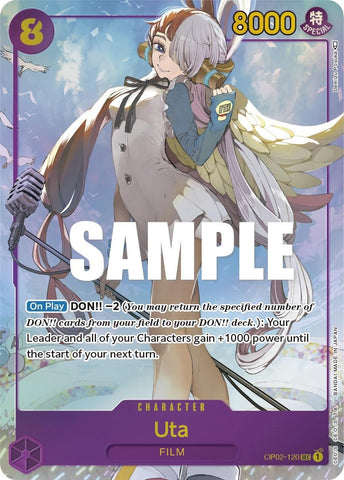 Image for Uta (Alternate Art) (OP02-120) [Paramount War] - One Piece Card Game