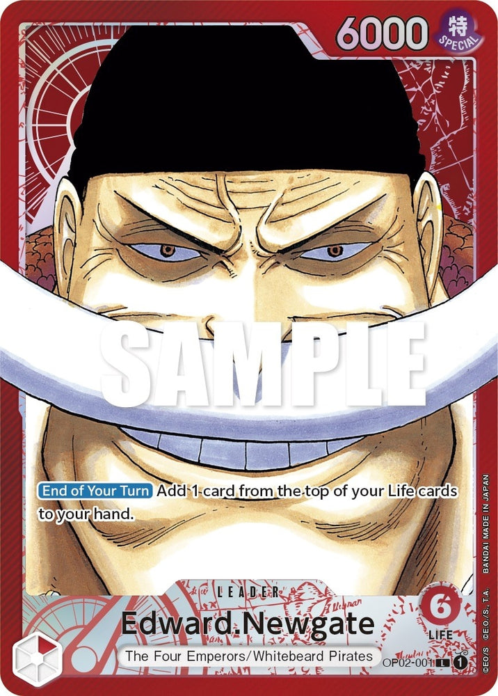 Image for Edward.Newgate (001) (Alternate Art) (OP02-001) [Paramount War] - One Piece Card Game