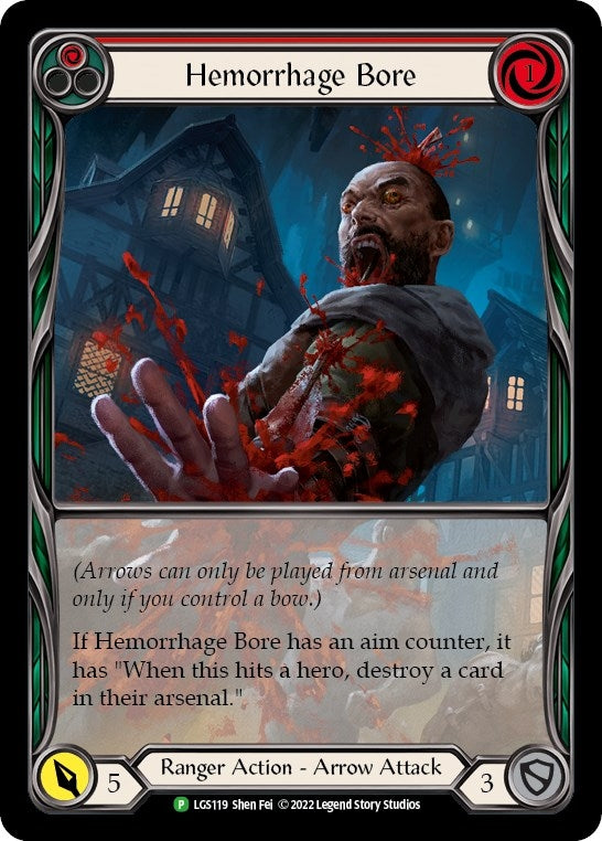 Hemorrhage Bore (Red) [LGS119] (Promo) Rainbow Foil