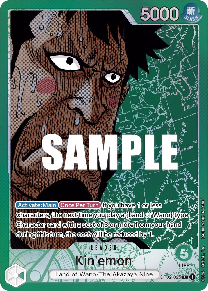 Image for Kin'emon (Alternate Art) (OP02-025) [Paramount War] - One Piece Card Game