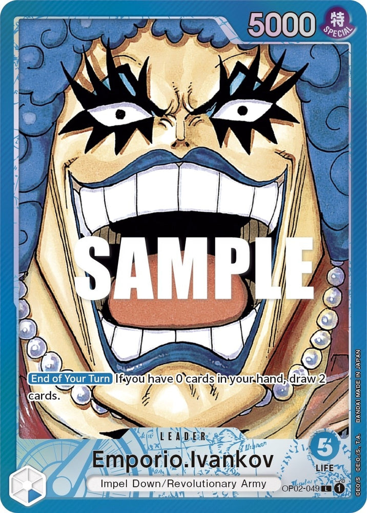 Image for Emporio.Ivankov (049) (Alternate Art) (OP02-049) [Paramount War] - One Piece Card Game
