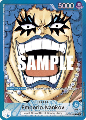 Image for Emporio.Ivankov (049) (Alternate Art) (OP02-049) [Paramount War] - One Piece Card Game