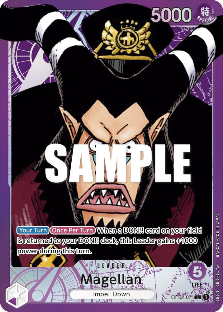 Image for Magellan (071) (Alternate Art) (OP02-071) [Paramount War] - One Piece Card Game