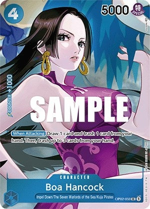 Image for Boa Hancock (Box Topper) (OP02-059) [Paramount War] - One Piece Card Game