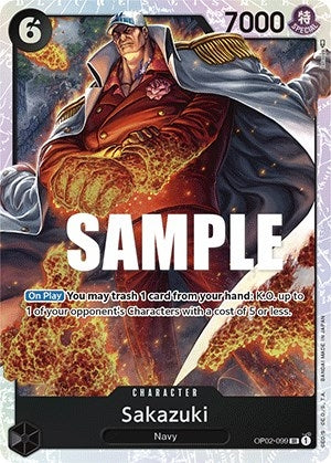 Image for Sakazuki (OP02-099) [Paramount War] - One Piece Card Game