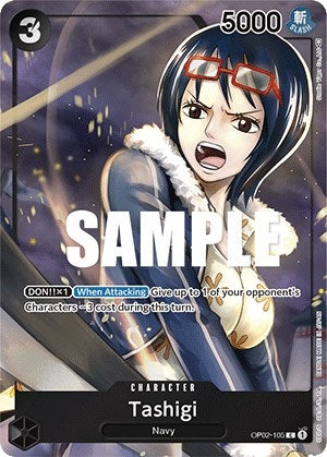 Image for Tashigi (Box Topper) (OP02-105) [Paramount War] - One Piece Card Game