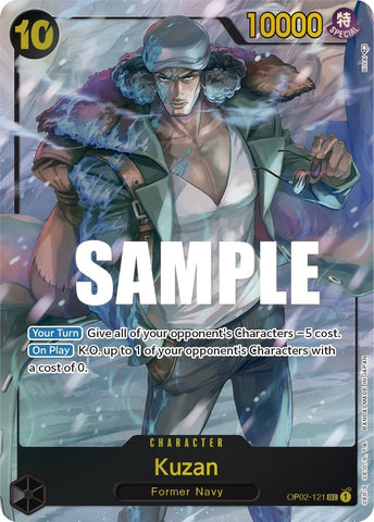 Image for Kuzan (121) (Alternate Art) (OP02-121) [Paramount War] - One Piece Card Game