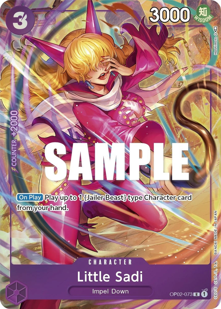 Image for Little Sadi (Alternate Art) (OP02-073) [Paramount War] - One Piece Card Game