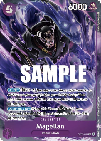 Image for Magellan (085) (Alternate Art) (OP02-085) [Paramount War] - One Piece Card Game