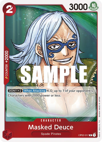 Image for Masked Deuce (OP02-017) [Paramount War] - One Piece Card Game