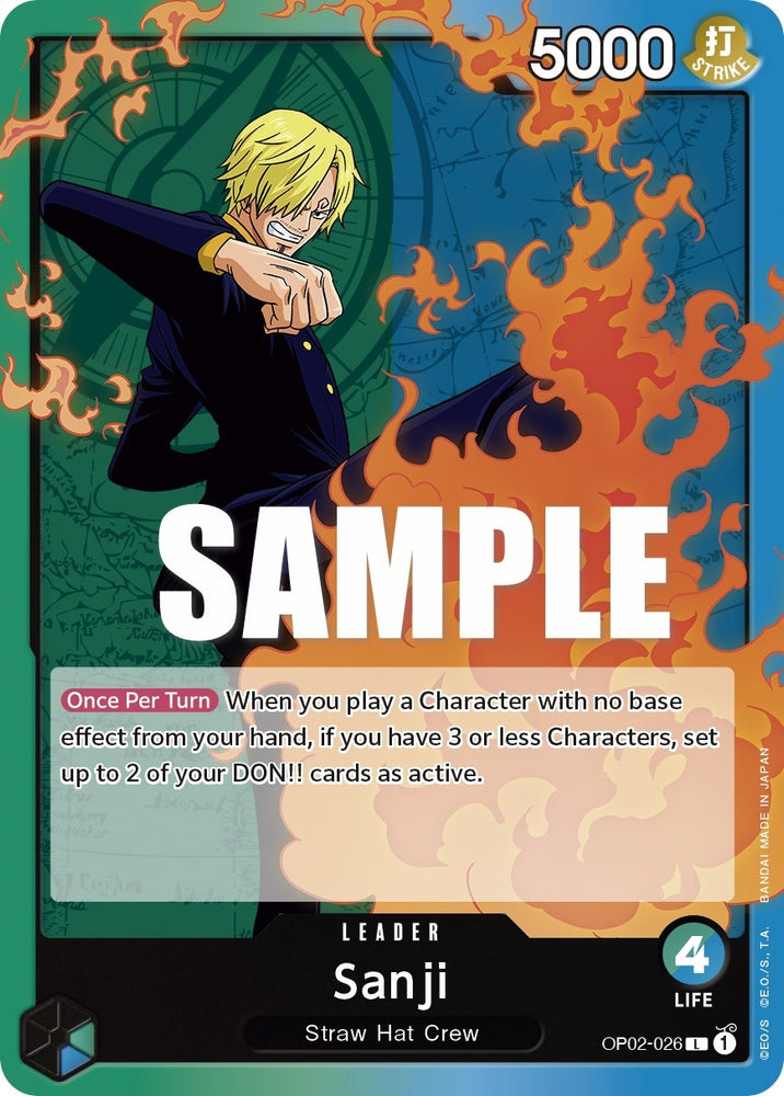 Image for Sanji (OP02-026) [Paramount War] - One Piece Card Game