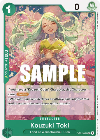 Image for Kouzuki Toki (OP02-031) [Paramount War] - One Piece Card Game