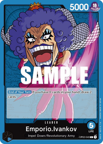 Image for Emporio.Ivankov (049) (OP02-049) [Paramount War] - One Piece Card Game