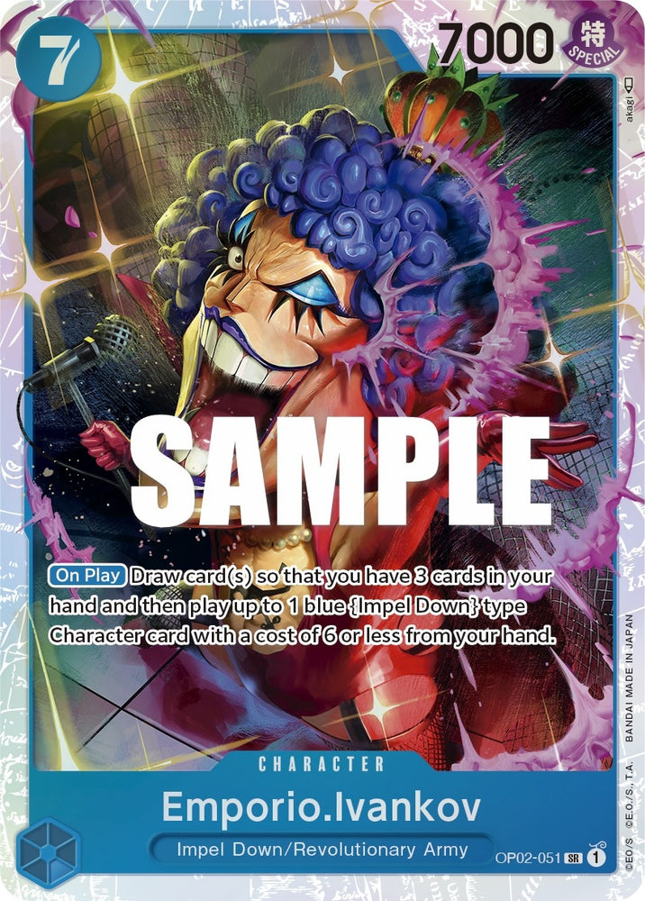 Image for Emporio.Ivankov (051) (OP02-051) - One Piece Card Game