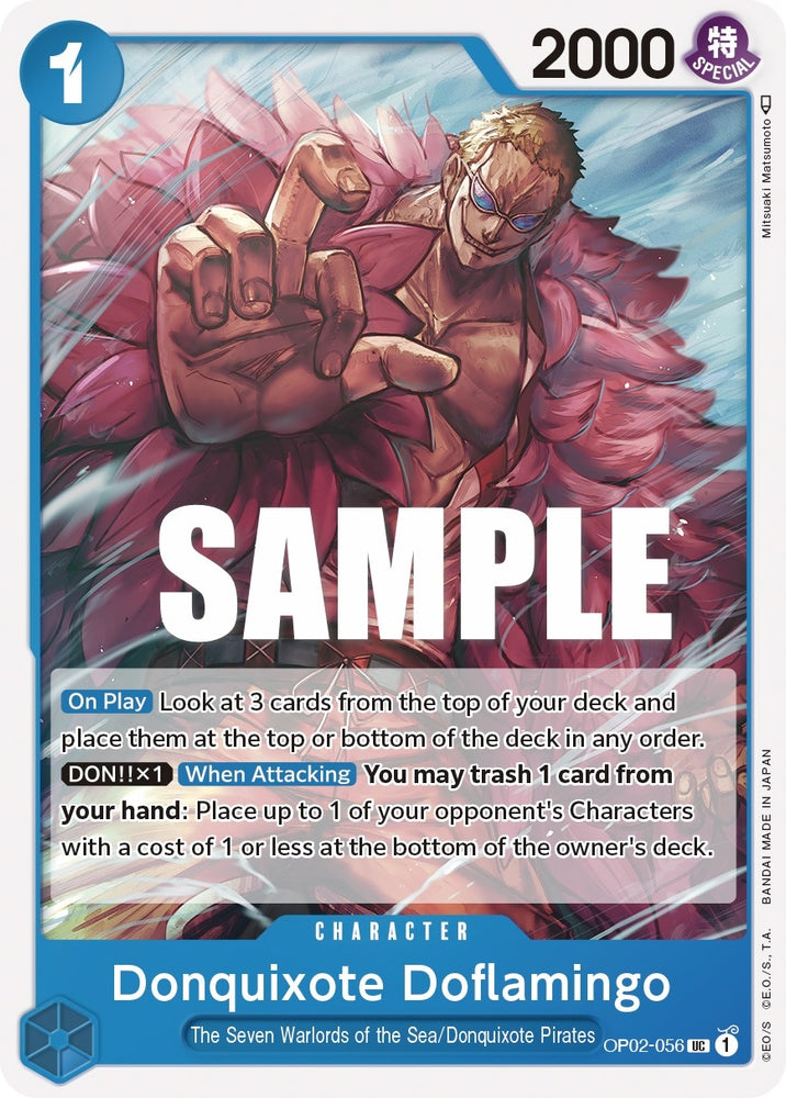 Image for Donquixote Doflamingo (OP02-056) [Paramount War] - One Piece Card Game