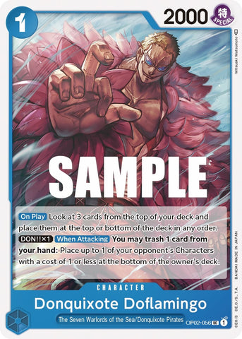 Image for Donquixote Doflamingo (OP02-056) [Paramount War] - One Piece Card Game