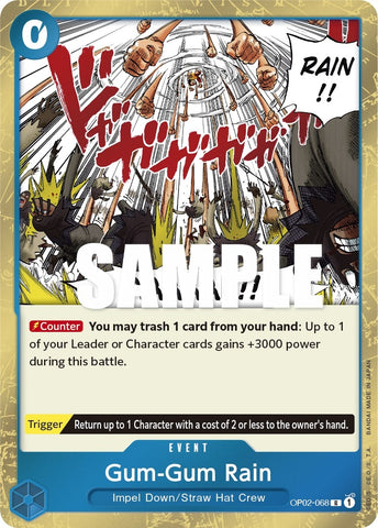 Image for Gum-Gum Rain (OP02-068) - One Piece Card Game