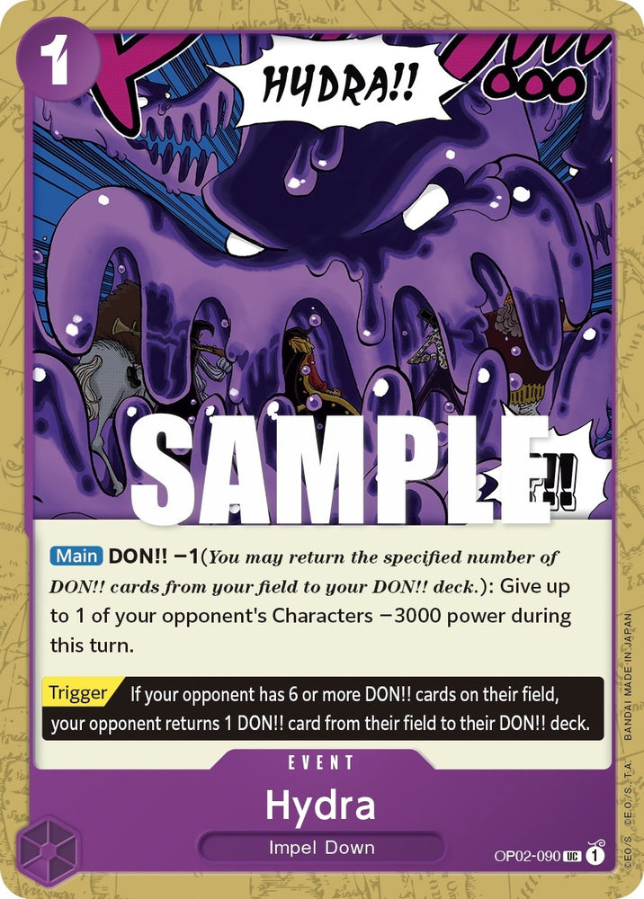 Image for Hydra (OP02-090) [Paramount War] - One Piece Card Game