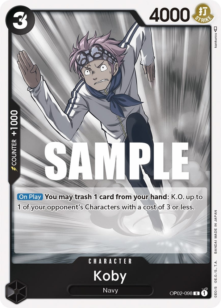 Image for Koby (OP02-098) [Paramount War] - One Piece Card Game