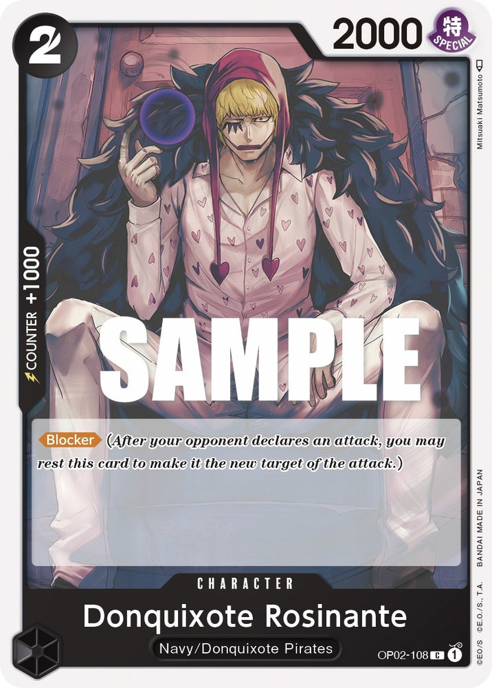 Image for Donquixote Rosinante (OP02-108) [Paramount War] - One Piece Card Game
