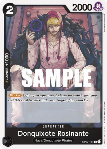 Image for Donquixote Rosinante (OP02-108) [Paramount War] - One Piece Card Game