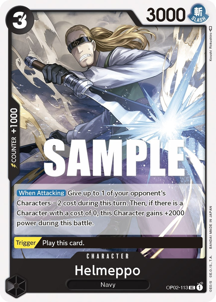 Image for Helmeppo (OP02-113) [Paramount War] - One Piece Card Game