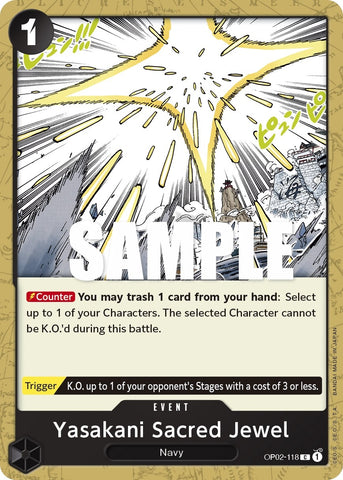 Image for Yasakani Sacred Jewel (OP02-118) [Paramount War] - One Piece Card Game