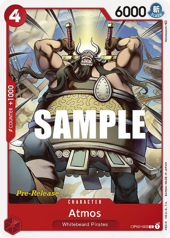 Image for Atmos (OP02-003) [Paramount War Pre-Release Cards] - One Piece Card Game