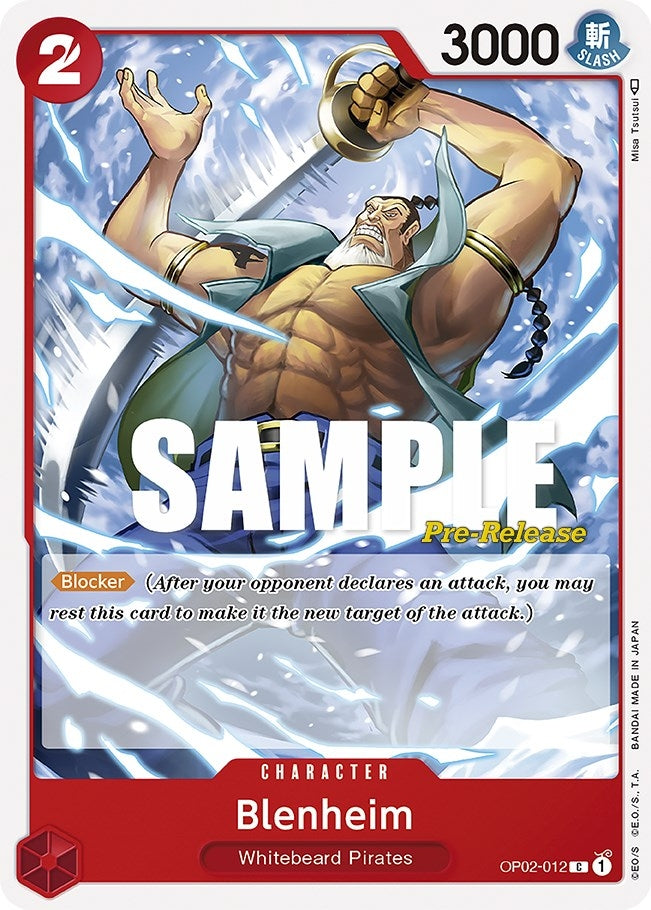 Image for Blenheim (OP02-012) [Paramount War Pre-Release Cards] - One Piece Card Game