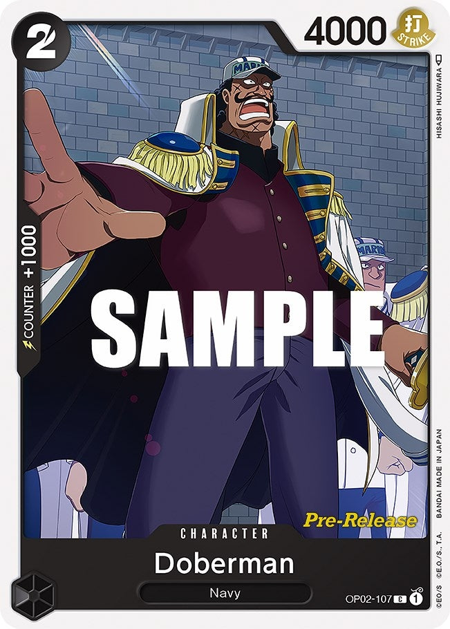 Image for Doberman (OP02-107) [Paramount War Pre-Release Cards] - One Piece Card Game