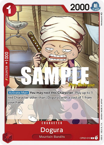 Image for Dogura (OP02-010) [Paramount War Pre-Release Cards] - One Piece Card Game