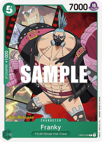 Image for Franky (OP02-039) [Paramount War Pre-Release Cards] - One Piece Card Game