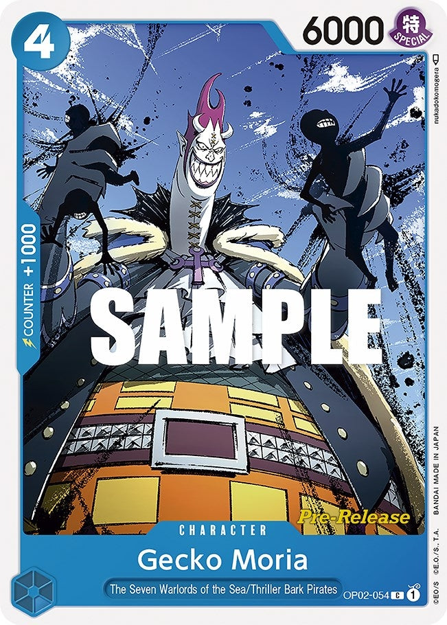 Image for Gecko Moria (OP02-054) [Paramount War Pre-Release Cards] - One Piece Card Game