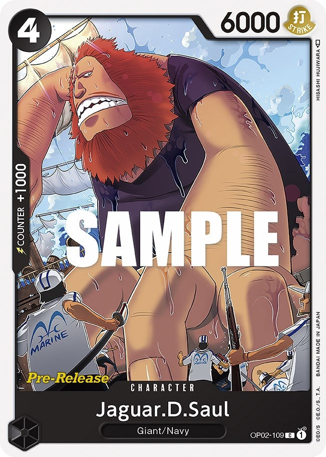 Image for Jaguar.D.Saul (OP02-109) [Paramount War Pre-Release Cards] - One Piece Card Game